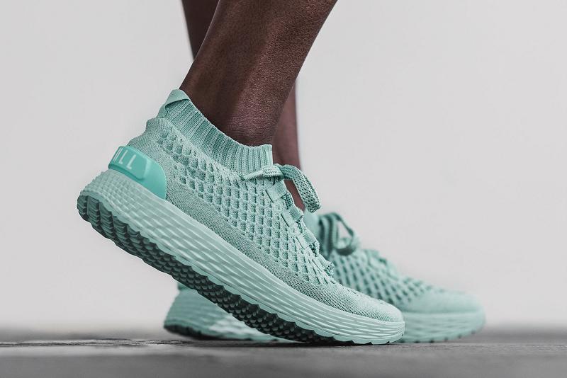 Light / Turquoise Nobull Bright Aqua Knit Runner Women's Running Shoes | CA E1711B